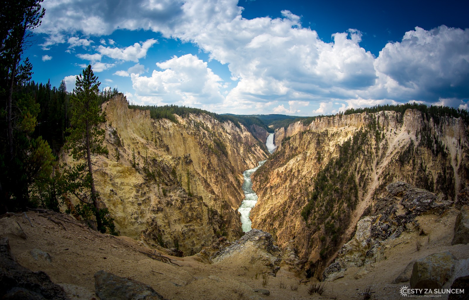 Upper Yellowstone Falls - Ladislav Hanousek, Yellowstone NP