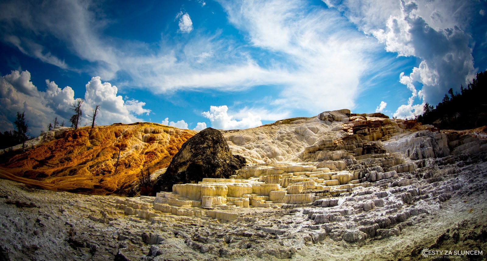 Mammoth Hot Springs - Lower Terraces - Ladislav Hanousek, Yellowstone NP