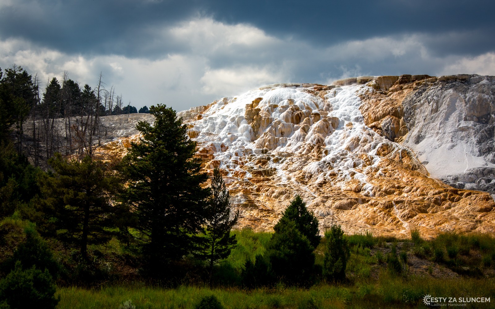 Mammoth Hot Springs - Lower Terraces - Ladislav Hanousek, Yellowstone NP