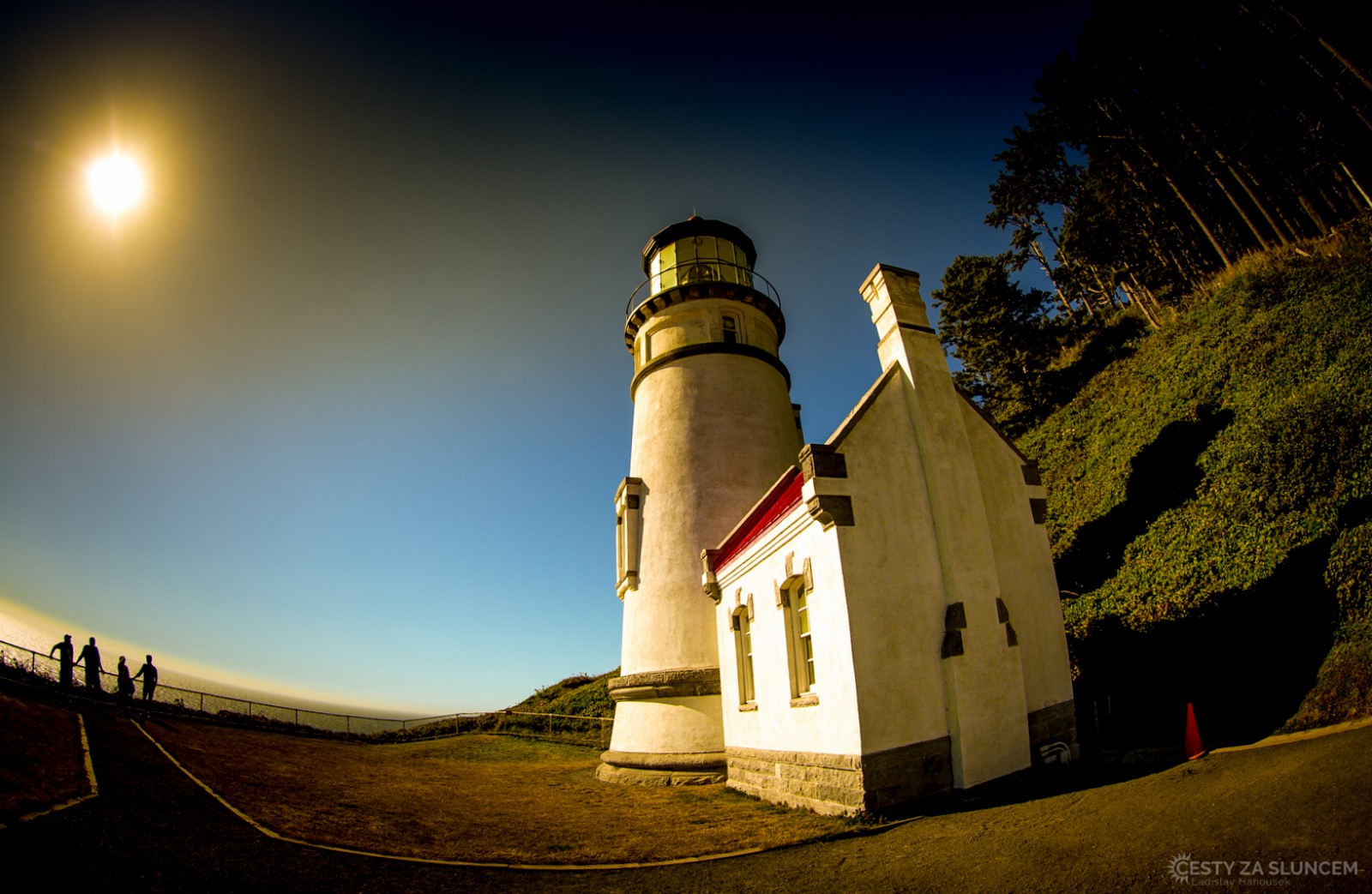 Starý maják Heceta Head Lighthouse v Yachts. - Ladislav Hanousek, Oregon