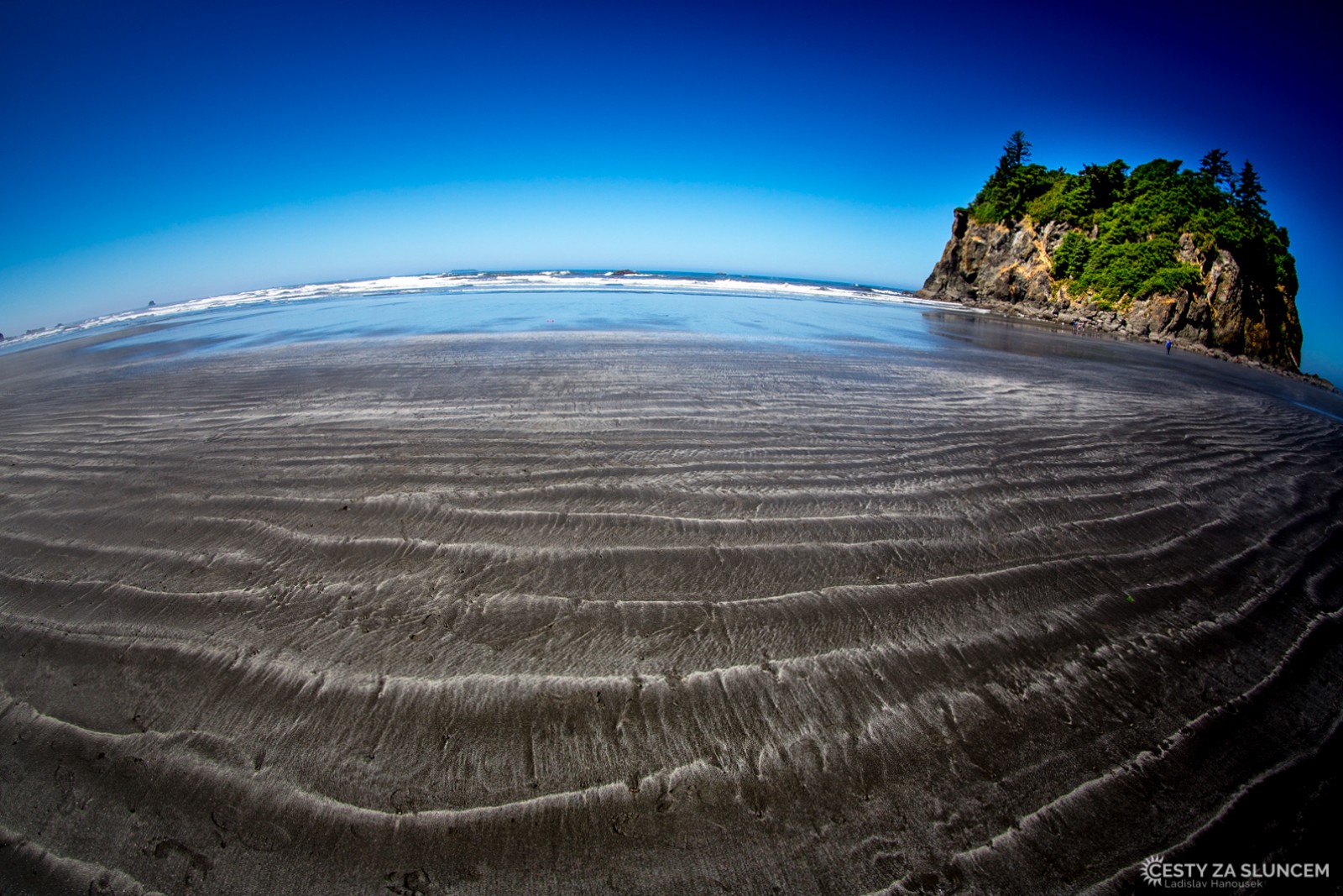 Národní park Olympic - pohádková Ruby Beach. - Ladislav Hanousek, Washington
