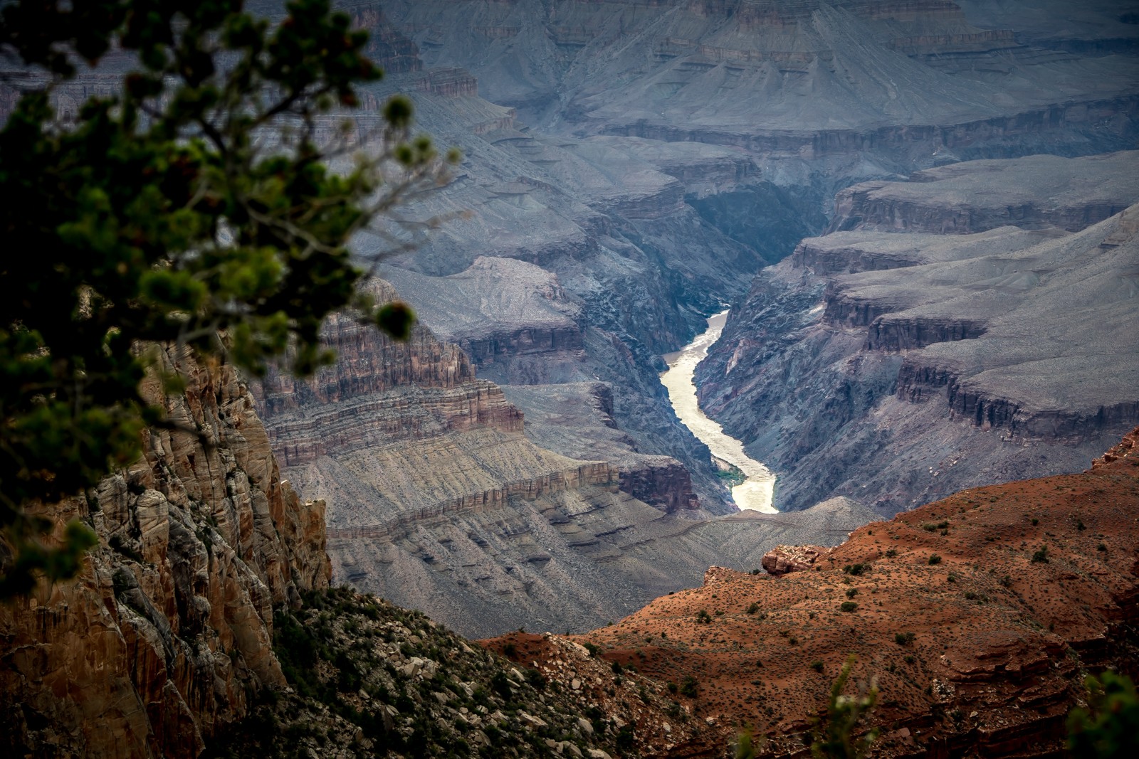 Colorado z vyhlídky Hopi Point. - Ladislav Hanousek, Grand Canyon NP - South Rim