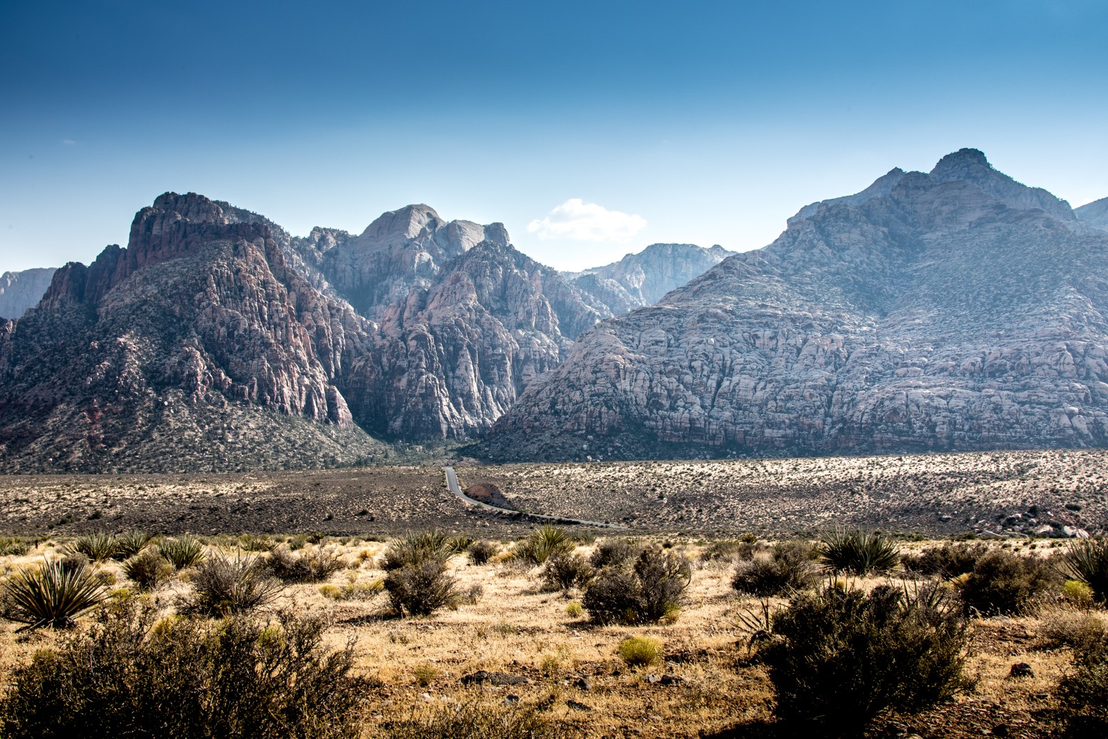 Red Rock Canyon National Conservation Area - Scenic Loop: asi dvacetikilometrový okruh mezi skalami Red Rock Canyon. Hezká, asi hodinová projížďka vlastním autem. - Ladislav Hanousek, Las Vegas