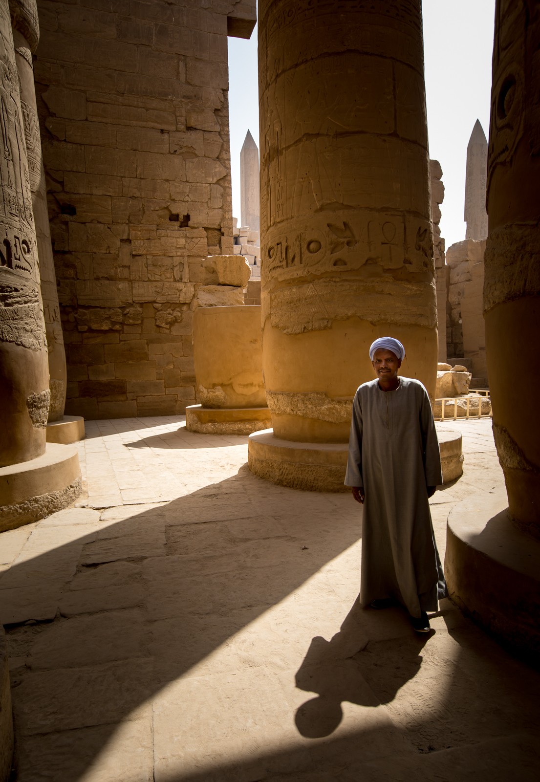 Chrám v Karnaku - Ladislav Hanousek, Egypt