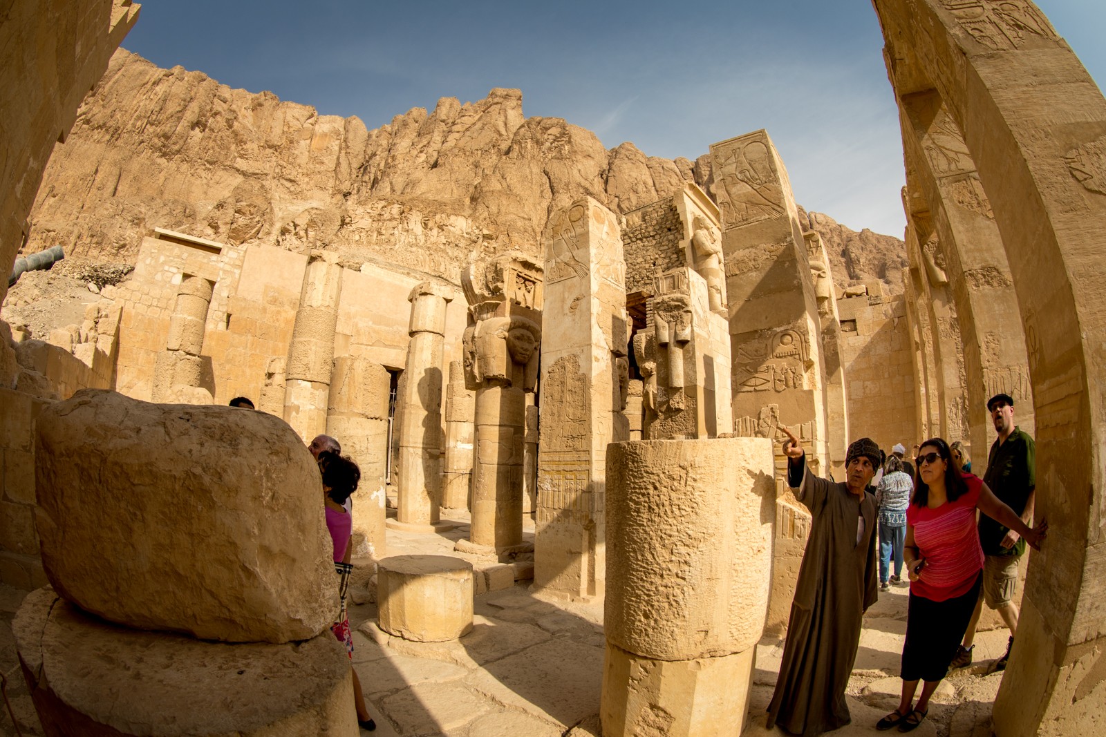 Dér el-Bahrí: chrám Džeser-Džeseru - Ladislav Hanousek, Egypt