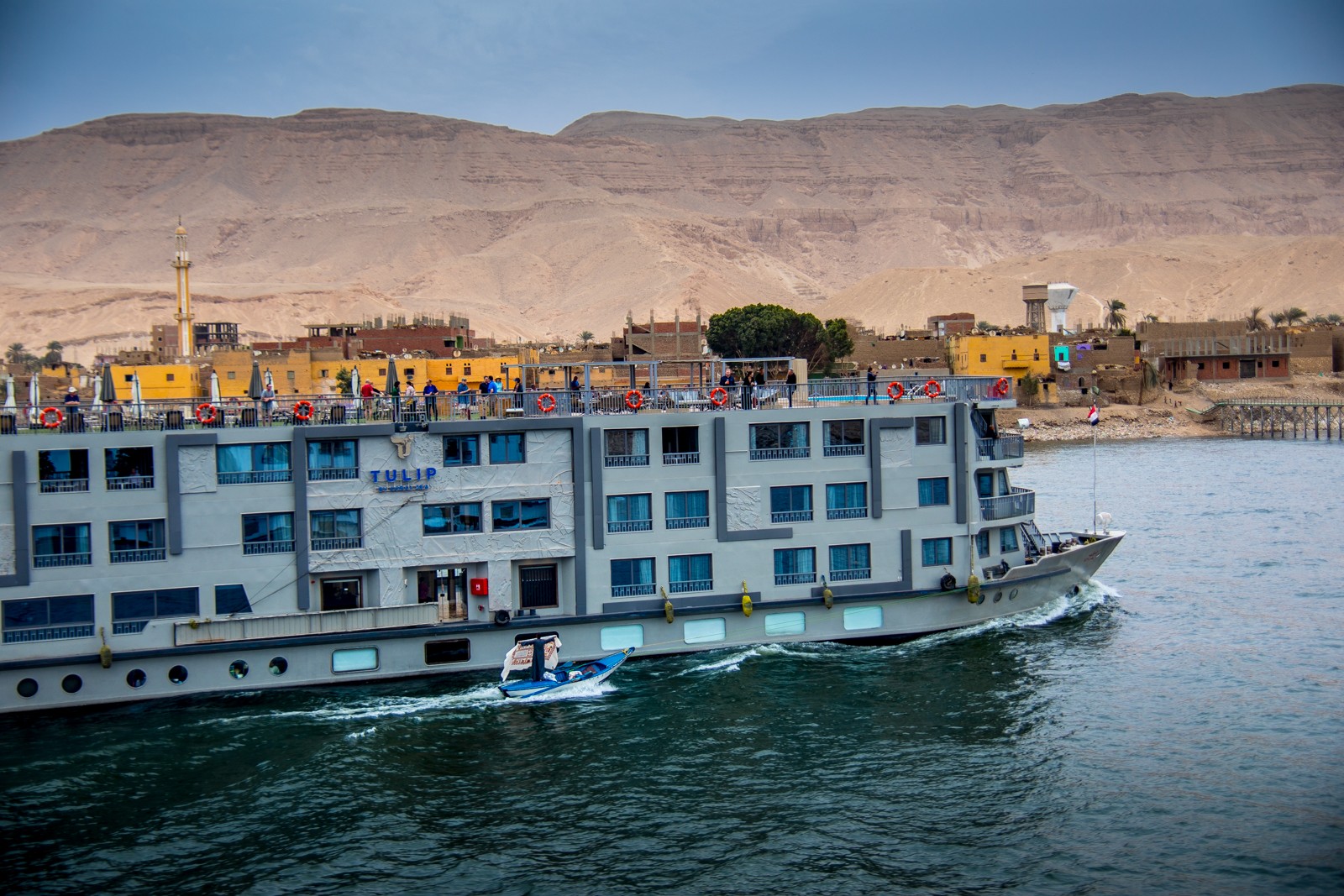 Prodejci tkanin na Nilu - Ladislav Hanousek, Egypt