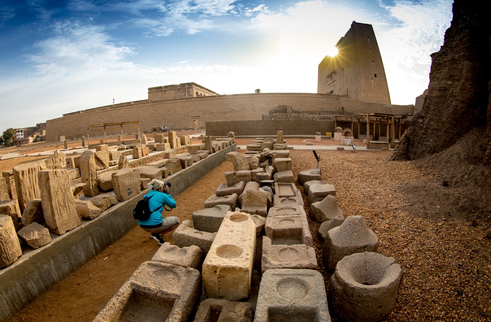 Chrám v Edfu - Ladislav Hanousek, Egypt