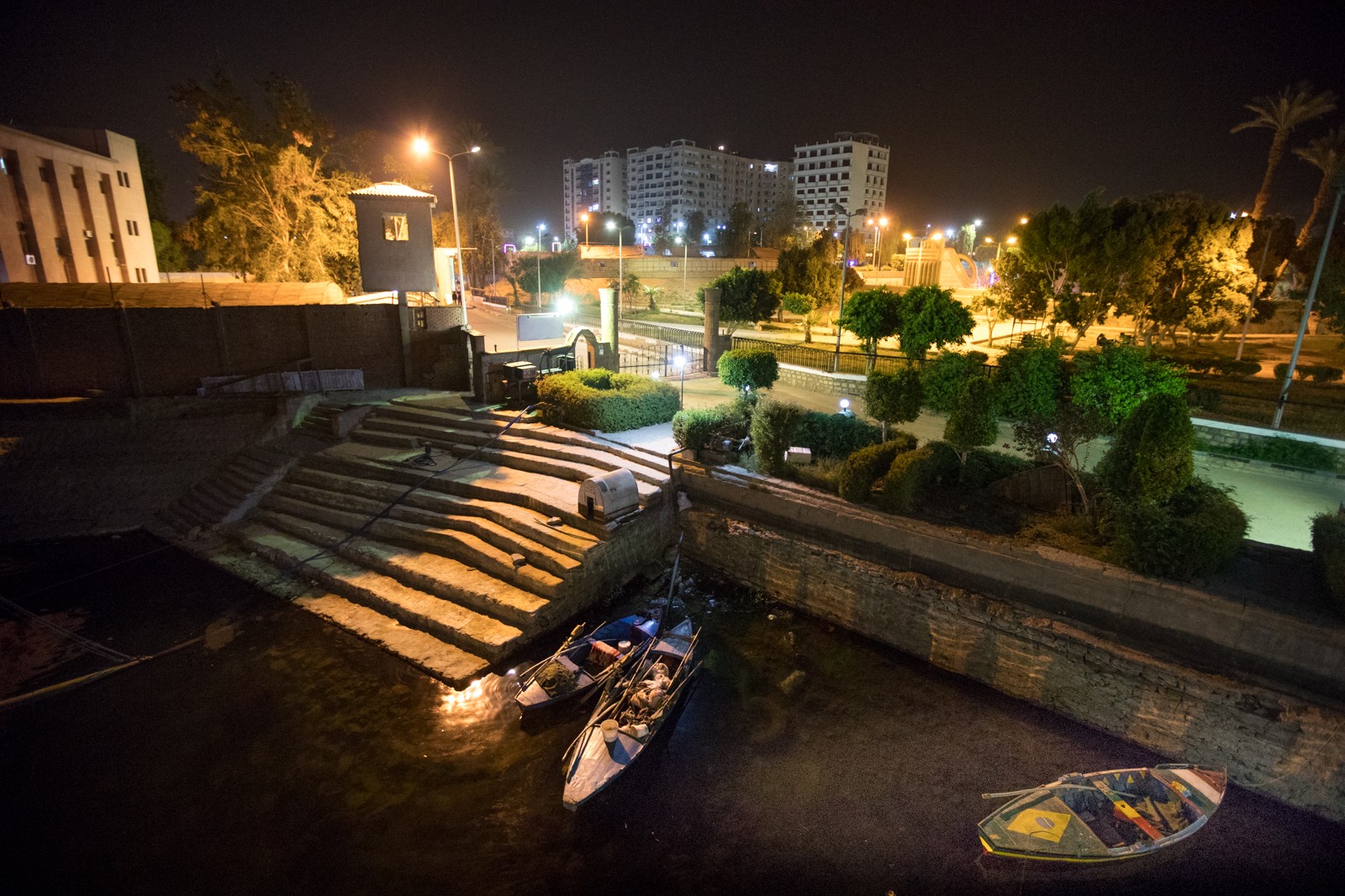 Nábřeží Nilu v Luxoru - Ladislav Hanousek, Egypt