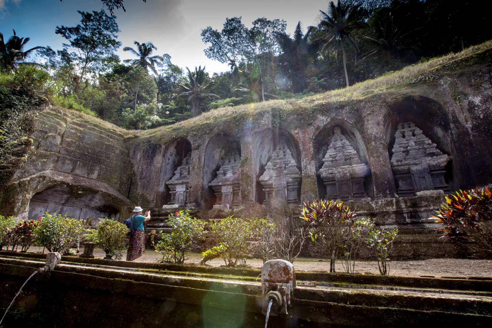 Bali - pohřební komplex Gunung Kawi - Ladislav Hanousek, Indonésie