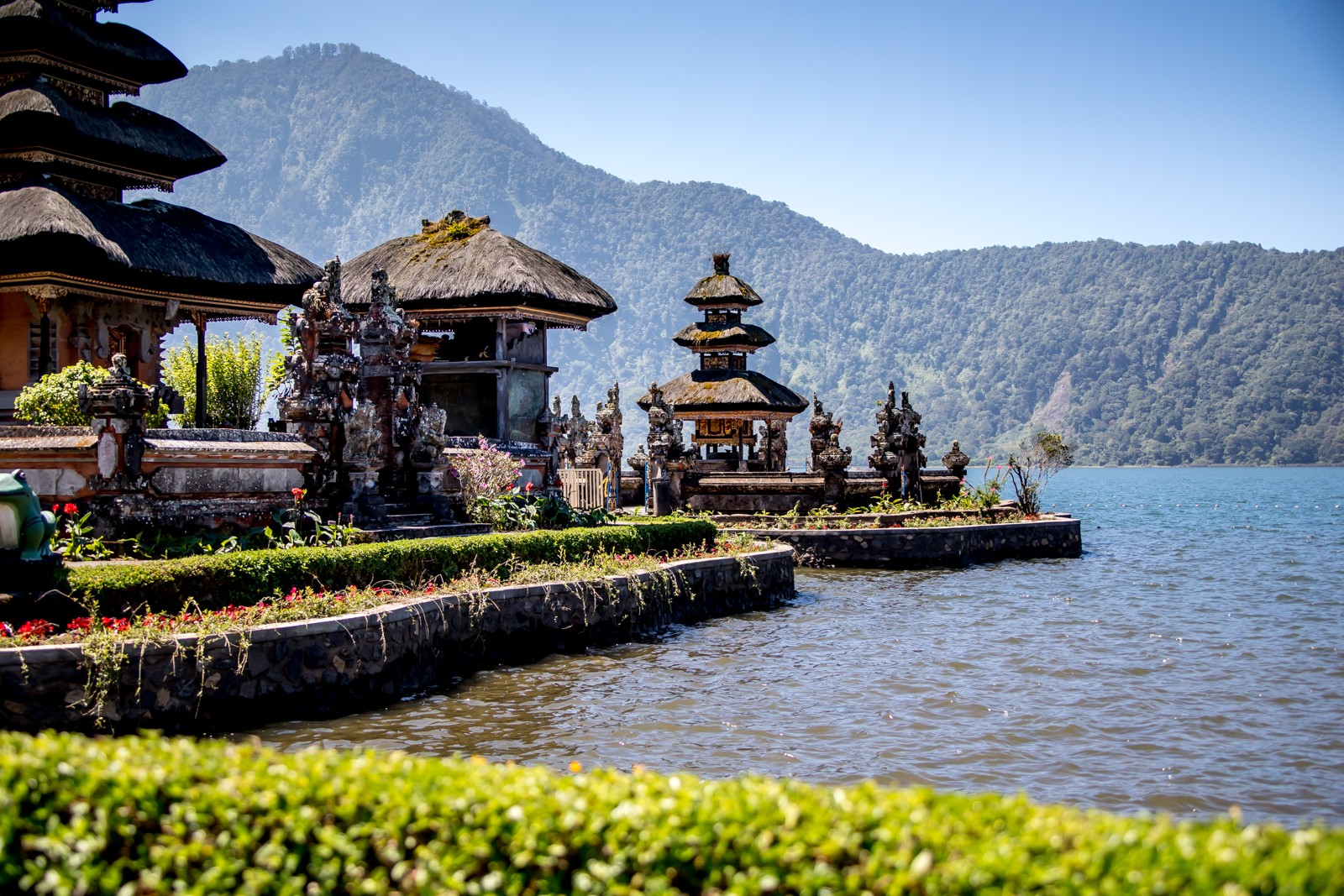 Bali - vodní chrám  Pura Ulun Danu Batur - Ladislav Hanousek, Indonésie